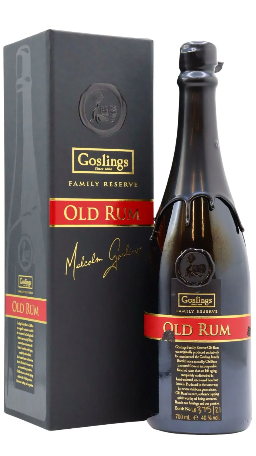 Gosling's Family Reserve Old: vista principale