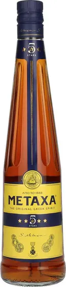 Confezione di Metaxa 5 Stars