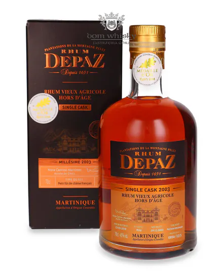 Confezione di Depaz Millesime' 2003