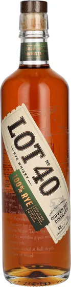Confezione di Rye Whiskey Lot 40