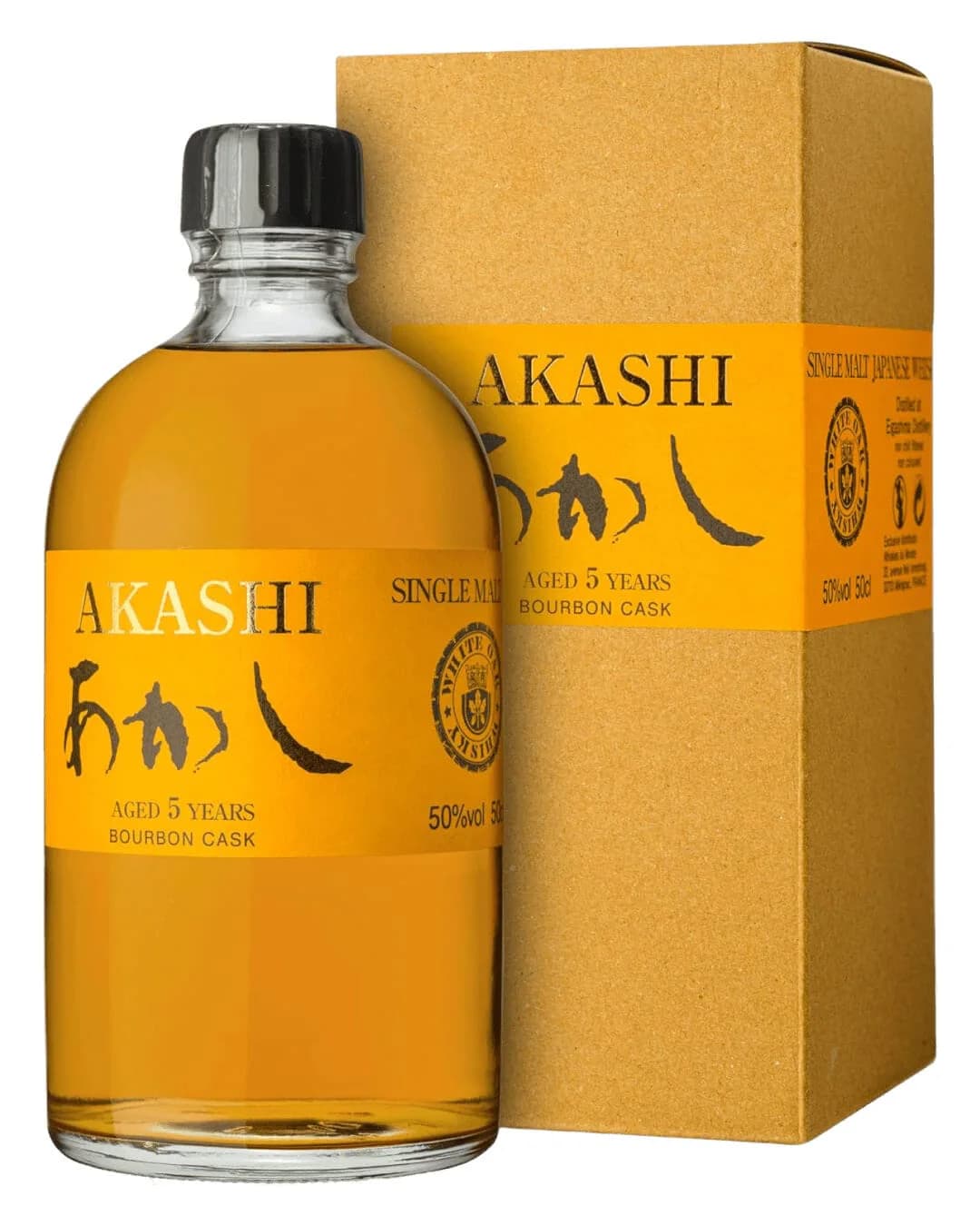 Akashi Single Malt 5Y.O Bourbon Cask: vista principale