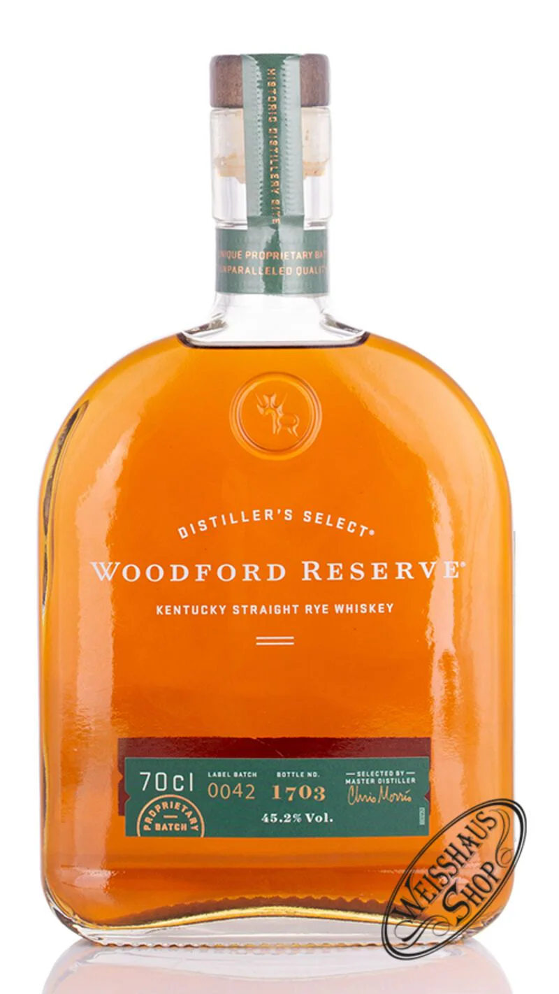 Rye Whiskey Woodford Reserve: vista principale