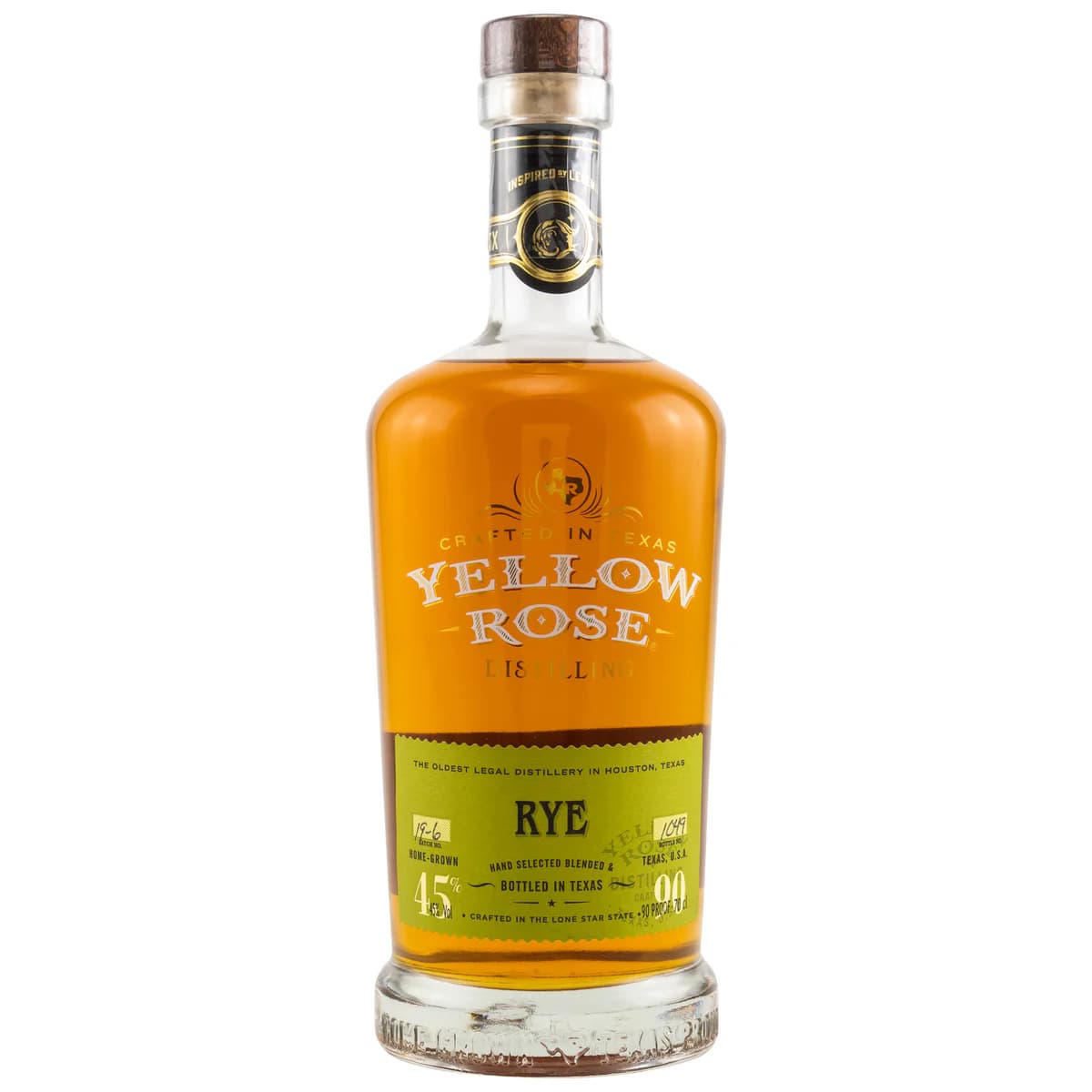 Rye Whiskey Yellow Rose: vista principale