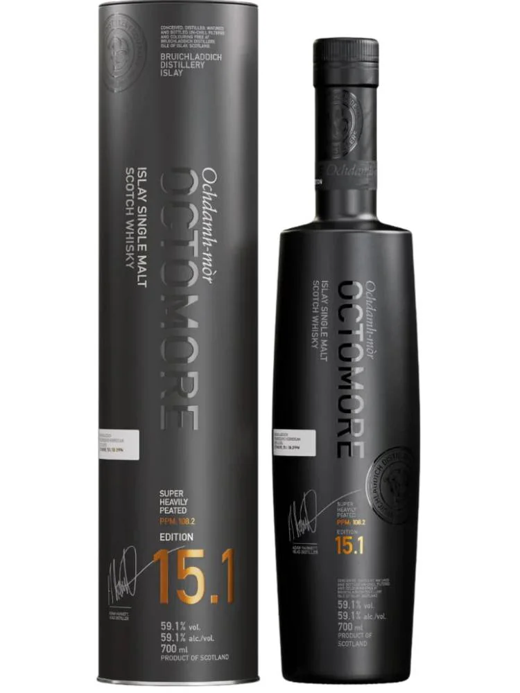 Octomore 15.1: vista principale