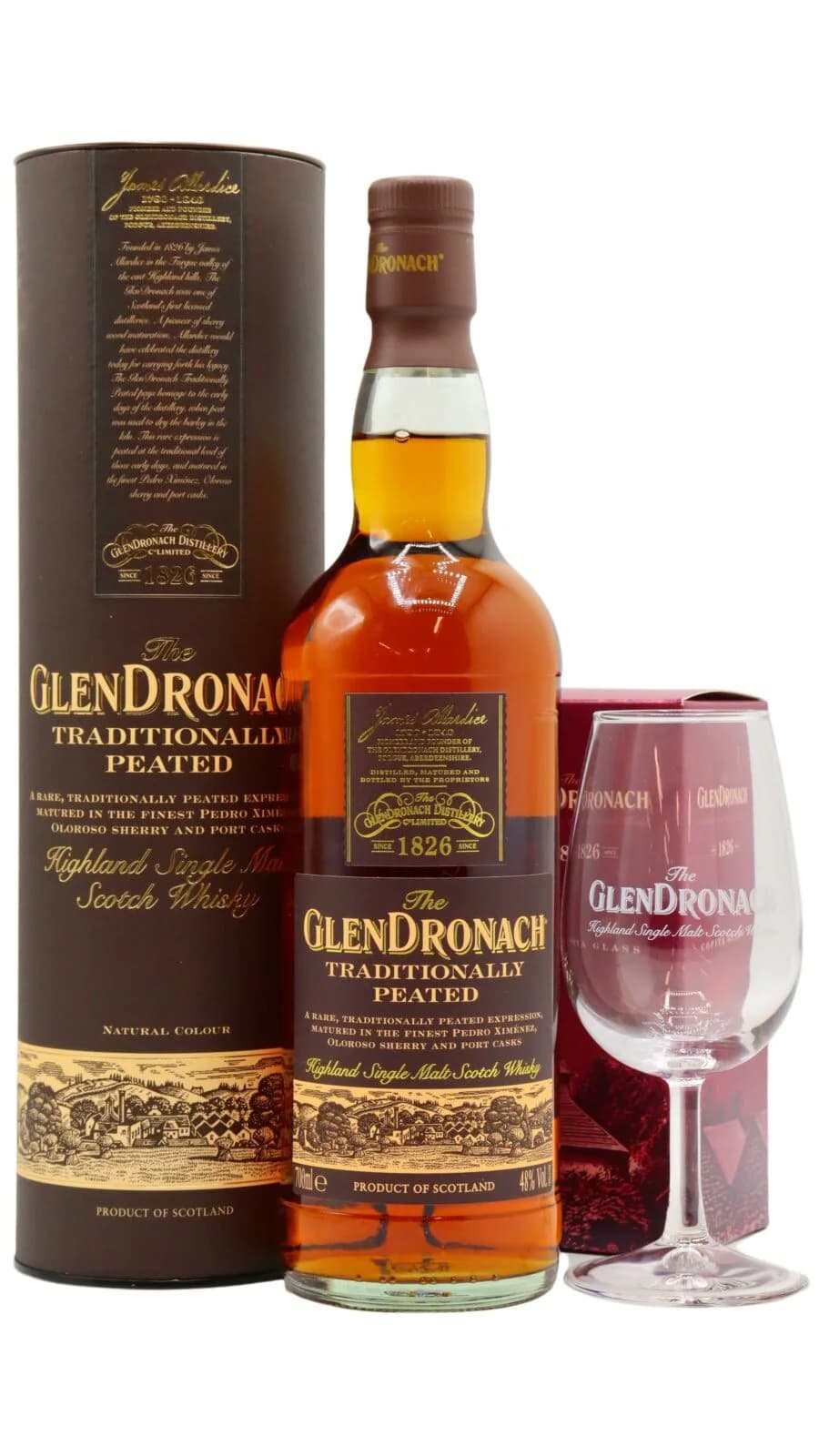The Glendronach Trad.peated She+port Casks: vista principale