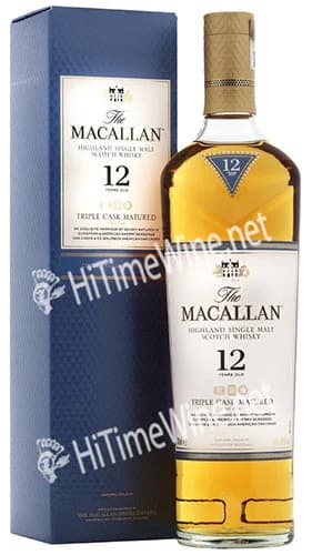 Confezione di The Macallan 12 Y.O. Triple Cask